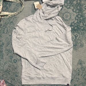 Faherty Heather Gray Men's Hoodie